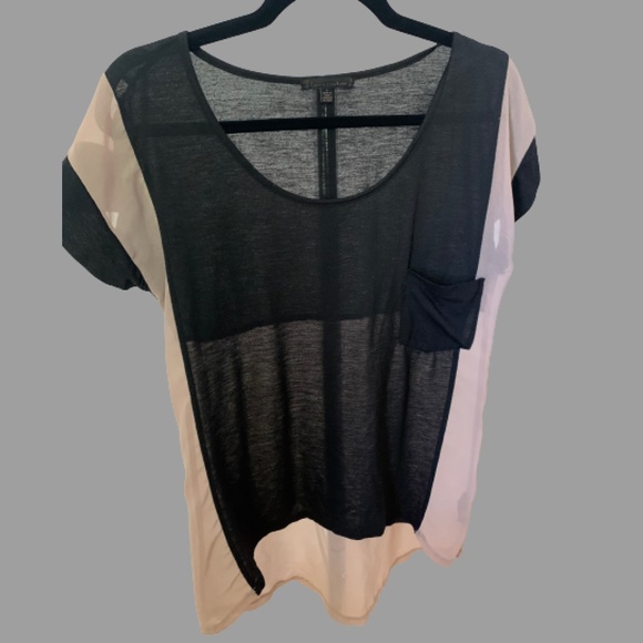 Lucca Couture Colour Block T-shirt - Picture 1 of 2